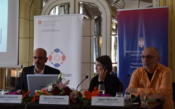 Presentation of results of the Swiss pledge to Serbia following 2014 floods