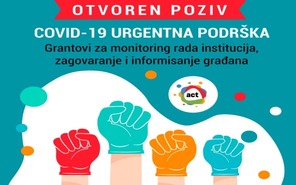 Otvoren poziv za projekte za urgentnu podršku u vezi sa pandemijom COVID-19