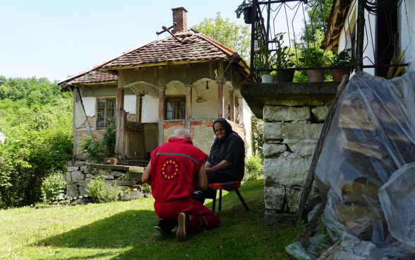 Food and hygiene packages delivery in remote areas of Kolubara and Macva districts