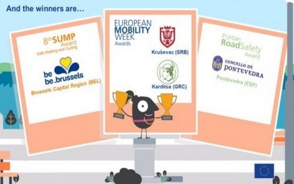 Nagrade u okviru Evropske nedelje mobilnosti za 2019. godinu