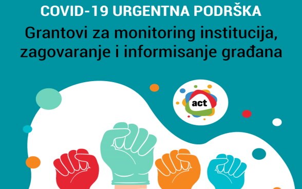 Urgentna podrška organizacijama građanskog društva i medija u okviru ACT programa