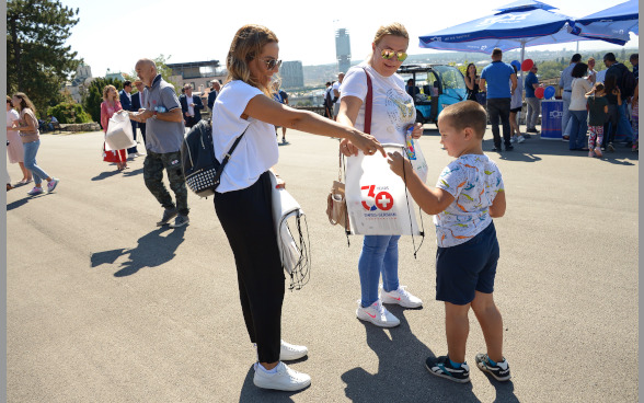 Promo activities at Kalemegdan