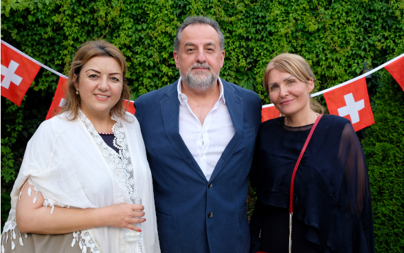 Mr. Majo Micovic, President of the Swiss-Serbian Chamber of Commerce, Ms. Gabrijela Grujic, Assistant Minister for Dual VET and Ms. Mirjana Prljevic from Square Compass Consulting