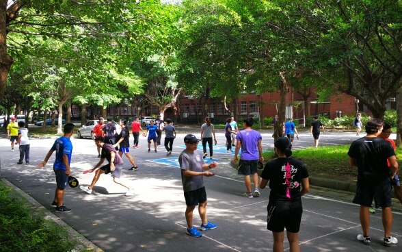 Street Racket workshop at the 2018 International Sports Teaching Symposium in Taipei 