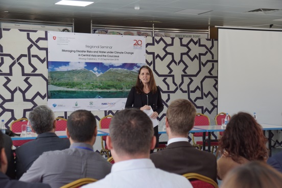 Opening ceremony and speech of Walburga Roos, Director of the SCO Tajikistan 