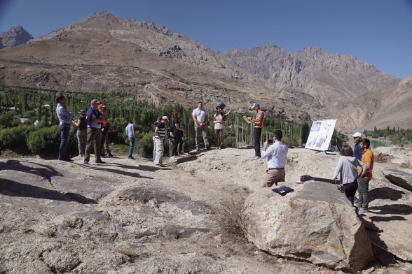 Field visit to Barsem Lake. The Pamirs. 