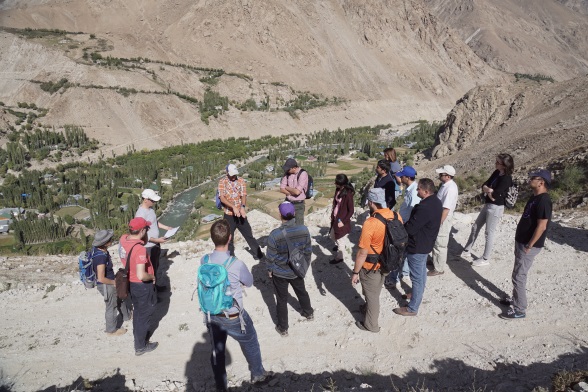 Field visit to Hidorjev village which prone to landslides. 