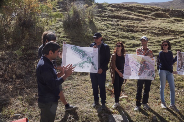 Discussion about and Integrated watershed management in Tsorj village.
