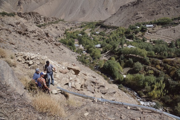Discussion about Integrated water resource management in Tsorj village. 