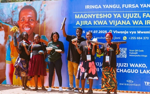 oung participants at the career fair in Iringa.
