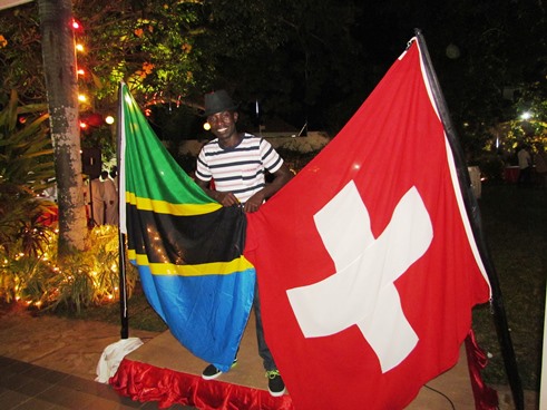 Swiss National Day reception at the Ambassador's Residence in Dar es Salaam