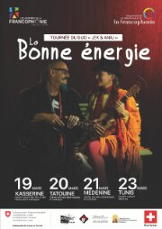 Affiche - Tournée du duo suisse "Jek & Aniu"