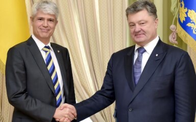 P. Poroshenko et G. Scheurer ©DFAE