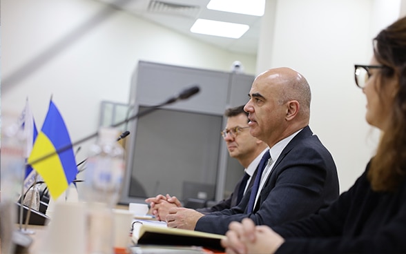 Alain Berset in Kyiv