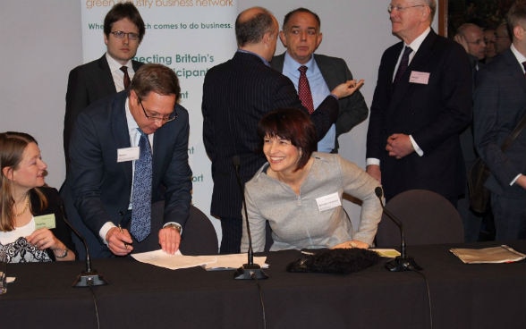 Federal Councillor Leuthard at the Cleantech Innovate Conference