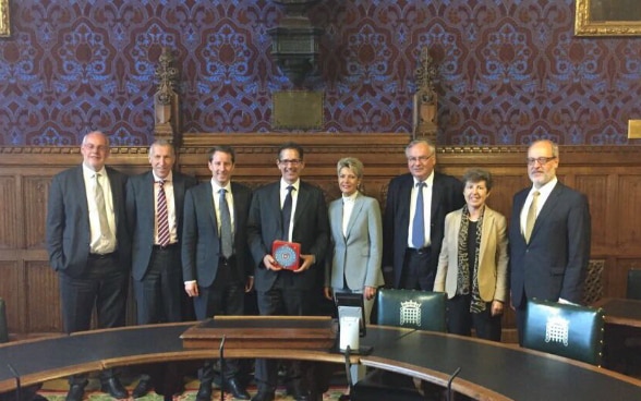 The Swiss delegation in the House of Parliament