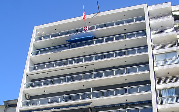 L'edificio dell'Ambasciata a Montevideo
