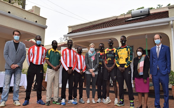 Switzerland and Zimbabwe Handball Federation unveils new training kit for the National Team.