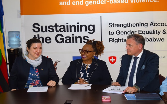 Switzerland strengthens Zimbabwe’s commitment to gender equality and women’s empowerment