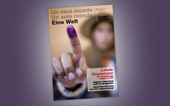 Titelblatt der Zeitschrifft Eine Welt.
