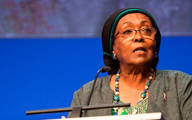Edna Adan Ismail alla Conferenza annuale.