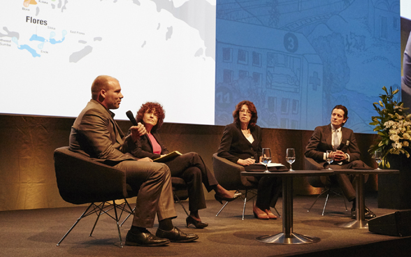 Manfred Borer, Susanne Grossmann, Susanne Brunner and Nicko Debenham. 