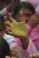 Rivelatori colorati permettono di verificare l'efficacia dell'igiene delle mani nelle scuole