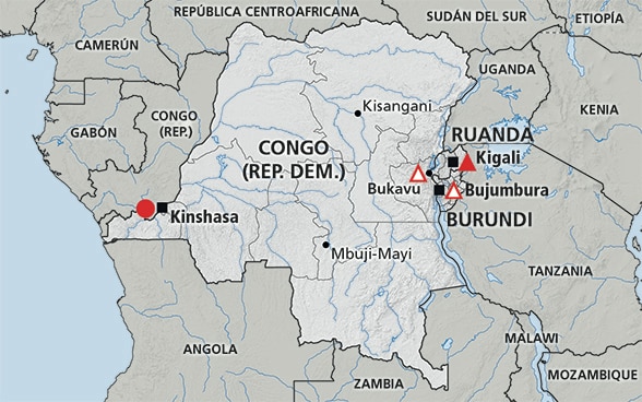 Grandes Lagos (Ruanda, Burundi, República Democrática del Congo)
