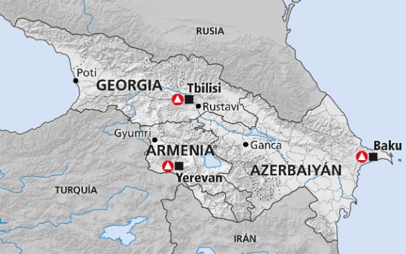 Cáucaso meridional (Georgia, Armenia, Azerbaiyán)