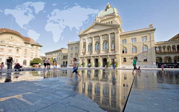 Symbol of Swiss politics: the Federal Palace. 
