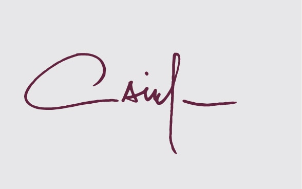 The signature of Ignazio Cassis.