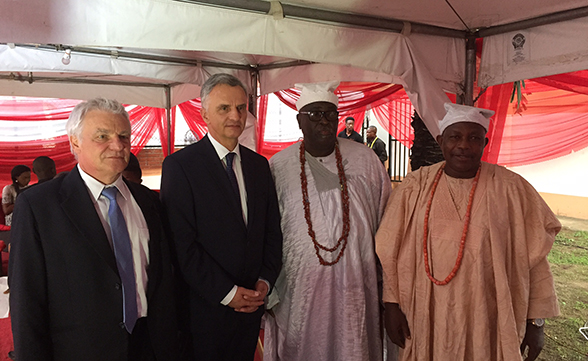 Mr Burkhalter opens a consulate general in Lagos, Nigeria's economic capital.