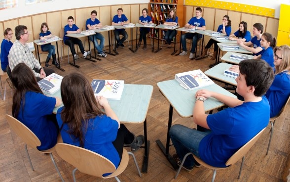 Romanian teenagers in a JOBS-Class.