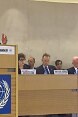Lunedì 27 febbraio 2017 il consigliere federale Didier Burkhalter apre a Ginevra la 34a sessione del Consiglio dei diritti umani.