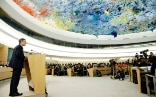 Federal Councilor Ignazio Cassis during his speech at the opening of the 40th session of the Human Rights Council