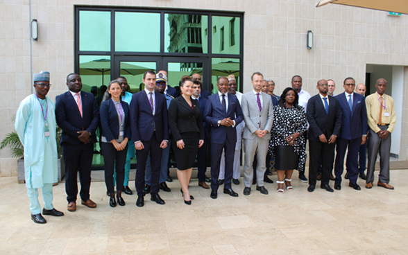 Gruppenfoto der Workshopteilnehmenden in Yaoundé, Kamerun.