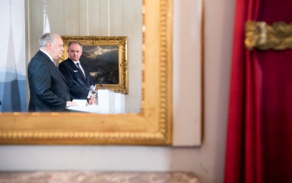 Offizieller Besuch des slowakischen Präsidenten Andrej Kiska in der Schweiz 