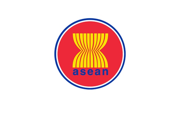 Das Logo der ASEAN, der zehn südostasiatische Staaten angehören.