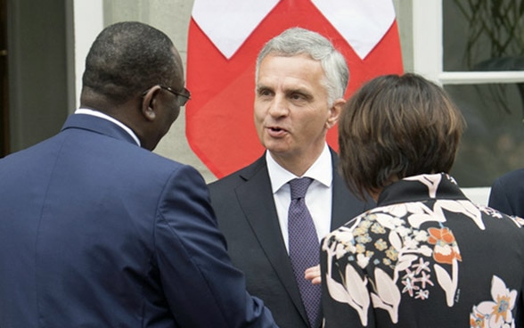Offizieller Besuch von Senegals Präsident Macky Sall in der Schweiz