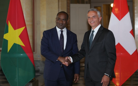 Alpha Mamadou Barry e Didier Burkhalter