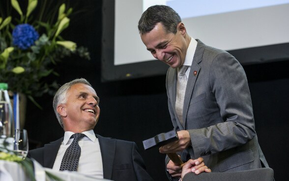 Didier Burkhalter und Ignazio Cassis.