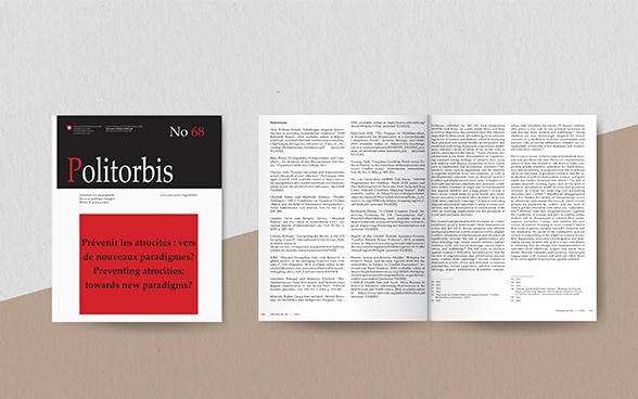 Mock-Up der aktuellen Ausgabe von «Politorbis», November 2020.