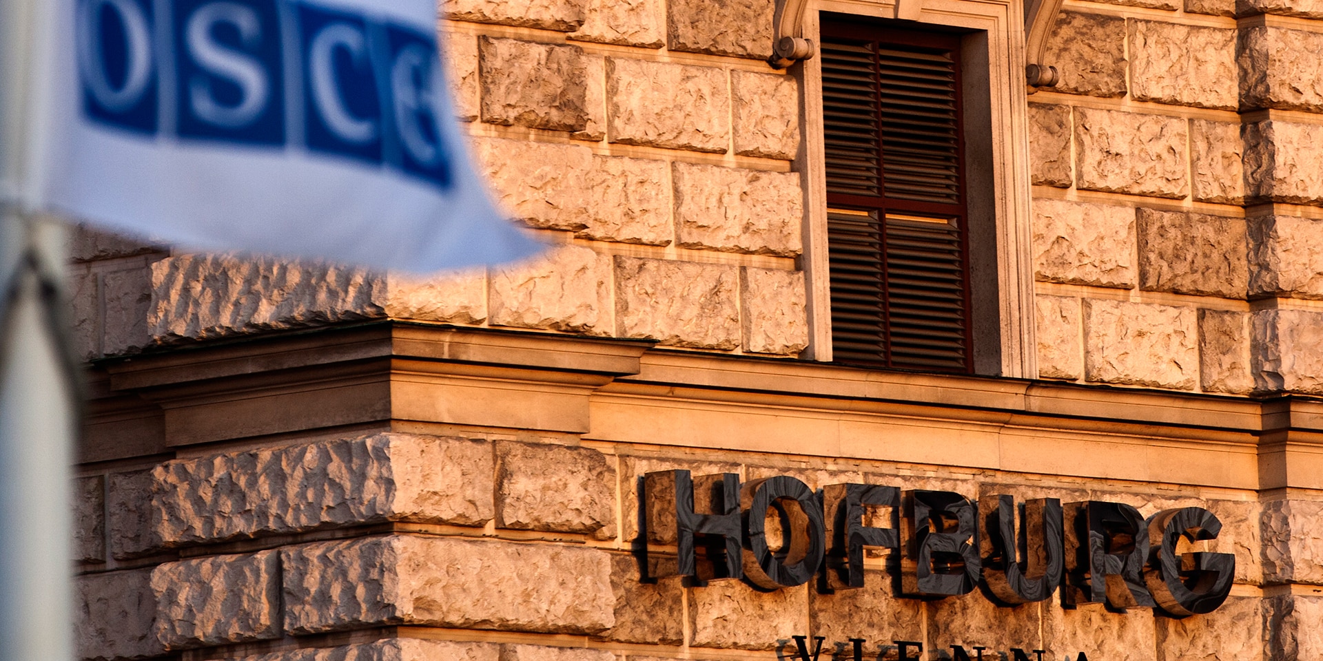 Wiener Hofburg: Sitz des Ständigen Rates, des wichtigsten regelmässig tagenden Beschlussfassungsorgans der Organisation für Sicherheit und Zusammenarbeit in Europa (OSZE).
