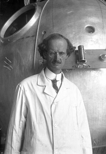 Portrait of Auguste Piccard.