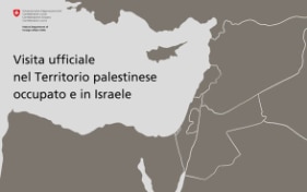 Il consigliere federale Ignazio Cassis in visita in Israele e nei Territori palestinesi occupati