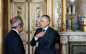 Bundesrat Cassis traf in Lissabon Portugals Aussenminister Rangel