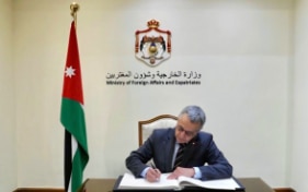 Gaza im Zentrum der Gespräche zwischen den Aussenministern Cassis und Safadi