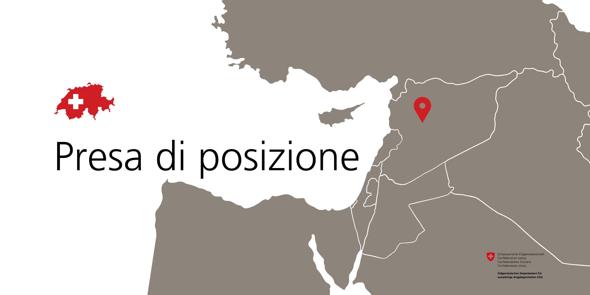 Infografica con mappa della Siria.