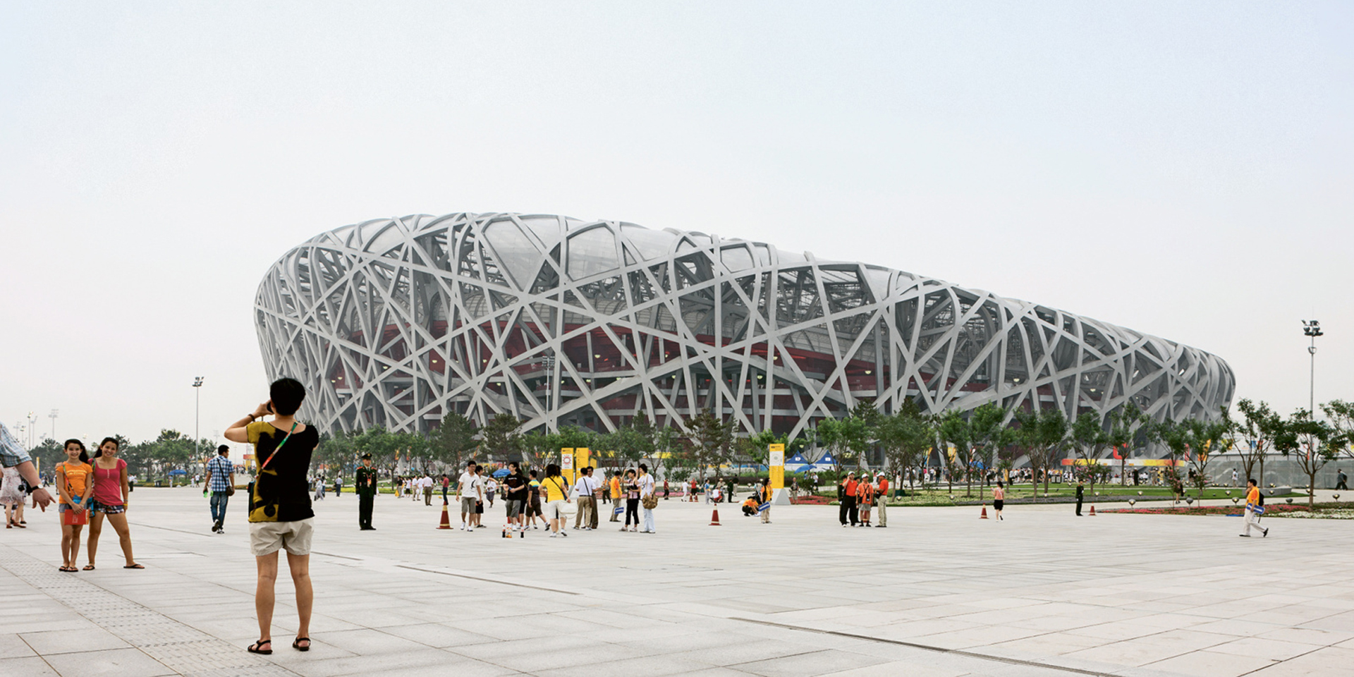 Lo stadio “Bird's Nest” a Pechino, Cina.
