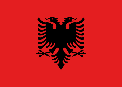 Drapeau Albanie